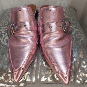 Coach Nikka Slip On Pointed Toe Pink Shoes Size 9